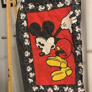 Vintage 80s 90s Disney Mickey Mouse pillow case